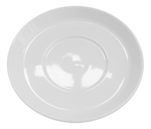 Set De 12 Platillos Para Consome De Porcelana Blancos 16.5cm