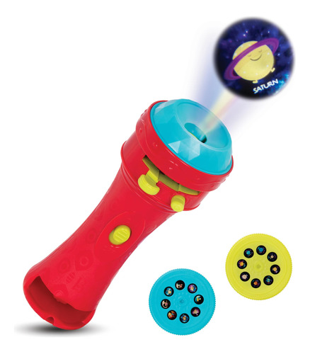 B. Toys Linterna Con Proyector Infantil Con Carretes De Ima.