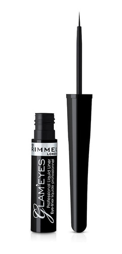 Delineador Rimmel Glam Eyes Liquid Liner Black Glamour