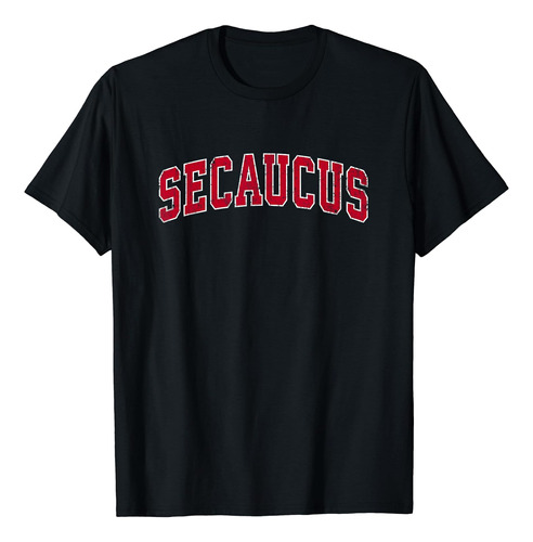 Polera Deportiva Vintage De Secaucus New Jersey, Nueva Jerse