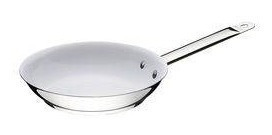 Imagen 1 de 7 de Sartén Acero Inoxidable Y Cerámica Tramontina 24cm Inducción