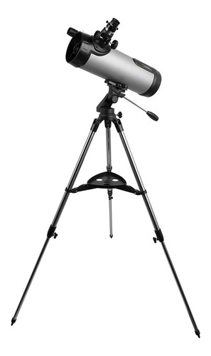 Telescopio De Fibra De Carbono Bresser Plateado