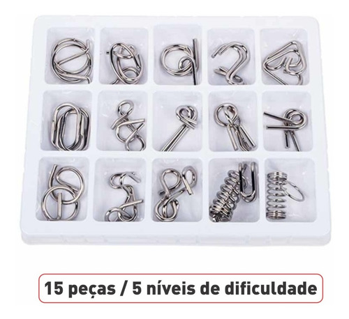 Imagem 2 de 4 de Brinquedo Educativo Argolas Mágicas - 15 Desafios Super Qi