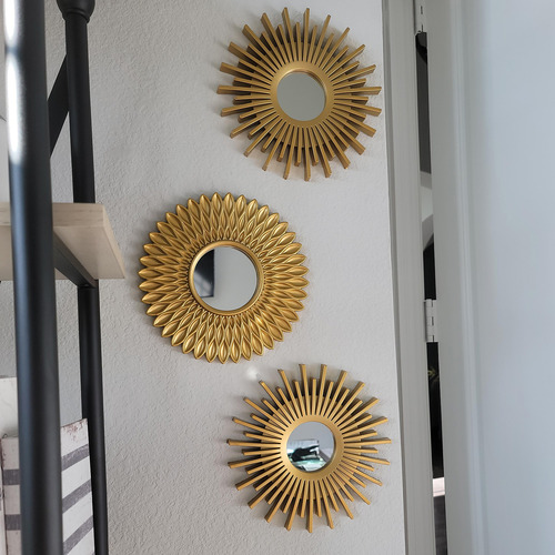 (b) Espejos Para Decoración De Pared, Juego De 3 Unidades, A