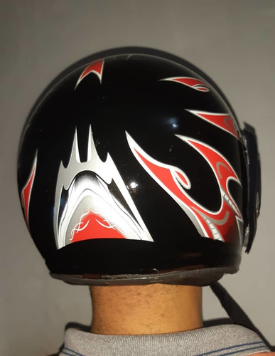 Imagen 4 de 9 de Cascos Para Moto Cascos Motociclista Safe Clasico