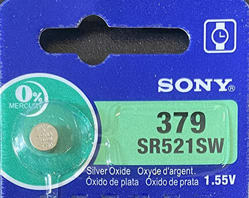 Batería Sony Sr379 379 Sr521sw 1.55v 0% Hg Plata Oxido 1pc