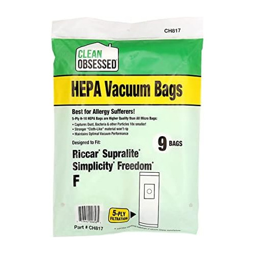 Bolsas Hepa H10 Aptas Riccar Supralite Y Simplicity Fre...