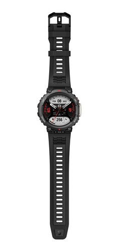 Smartwatch Amazfit T-Rex 2 1.39" caja de aleación de polímero ember black, malla ember black de silicona y bisel ember black