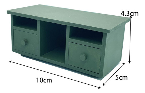 1 12 Mesa Para Casa De Muñecas Muebles Para Casa De Verde