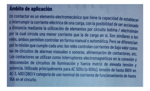 Contactor Corriente Ca 32a 220v Tr-lc1-32a Troen