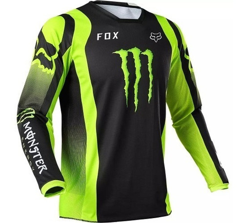 Jersey Fox 180 Monster Negra