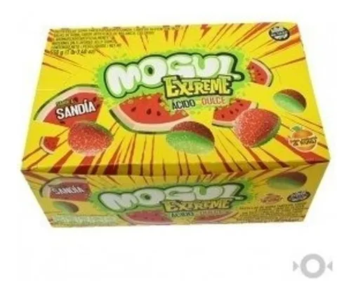 Gomitas Mogul Extreme acido-dulce Arcor caja con 10 unidades
