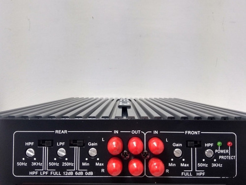 Imagen 5 de 9 de Amplifador De 4 Canales. Rks-p110.4. Rock Series. 110w Rms.