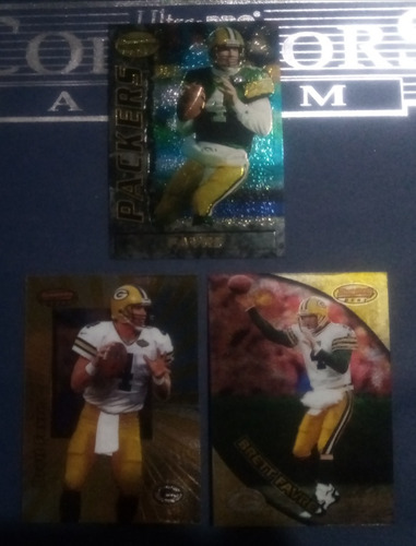 1995-1998 Bowman's Best Brett Favre Packers ( 3 ) Set 