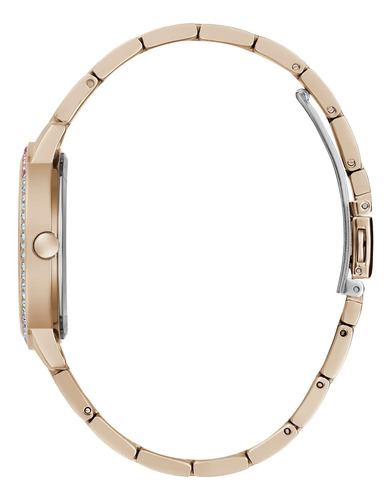 Reloj Guess Three Of Hearts Dama Oro Rosa Gw0657l3