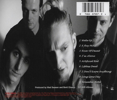 Cd Mad Season / Above (1995) Europeo