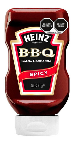 Salsa Heinz BBQ Spicy Pet 390g