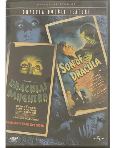 Double Feature. Draculas Daughter, Son Of Dracula. Dvd. (Usado)