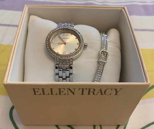 Reloj Y Pulsera Para Dama De Ellen Tracy