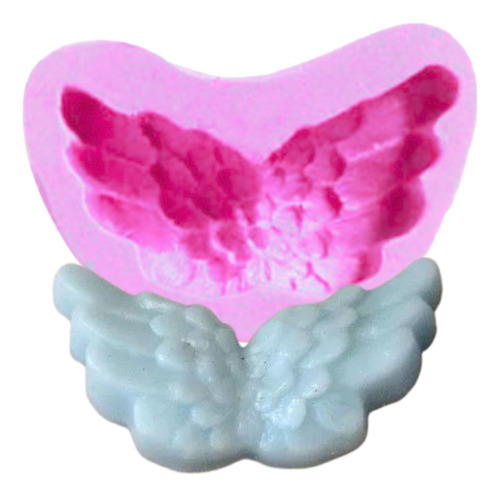 Forma Molde Silicone Sabonete Asas De Anjo Pequeno