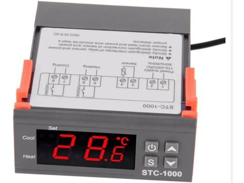 Controlador Detemperatura Para Incubadora Termostato Stc1000