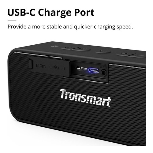 Imagem 6 de 10 de Caixinha De Som Tronsmart Bluetooth T2 Plus 20w Imp Oficial