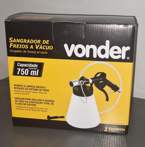 Sangrador De Freios A Vácuo Automotivo Oficinas Vonder 750ml