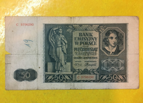 2 Billetes Antiguos, Polonia , Lote, Bl161