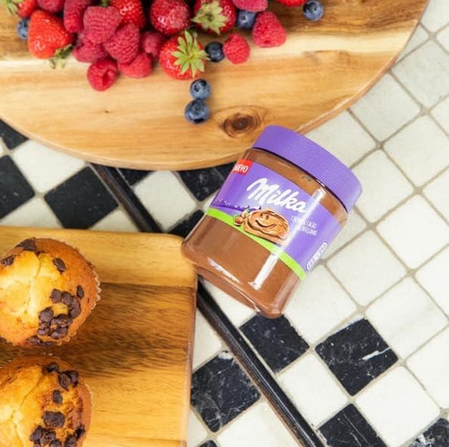 Milka Crema Untable De Avellanas Y Cacao Creada Con Leche