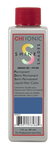 Tinte De Pelo Chi Ionic Shine Shades, 50-6 W, Rubio Cálido C