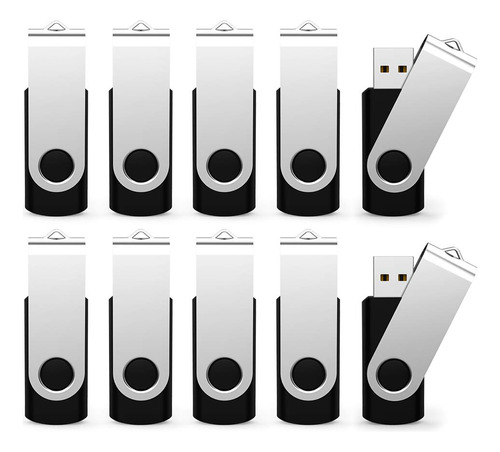 Maspen Paquete De 10 Unidades Flash Usb 2.0 A Granel De 2 Gb