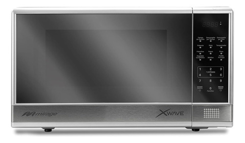 Horno De Microondas Mirage Xwave Mwd031e Plata 1.1 Ft³ 1000w