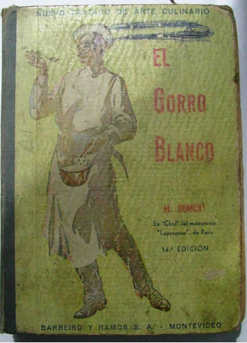 El Gorro Blanco Antiguo De Cocina