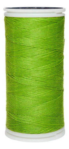 Caja 12 Pzas Hilo Coats Poliéster Liso 3 Cabos Fibra Corta Color T6980-6020 Verde Ahuacate