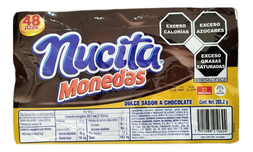 Chocolate Nutresa Moneda Con 18 Paquetes De 48 Piezas