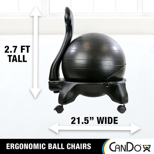 Cando Ball Chair Inflatable Ergonomic Active Seating Air