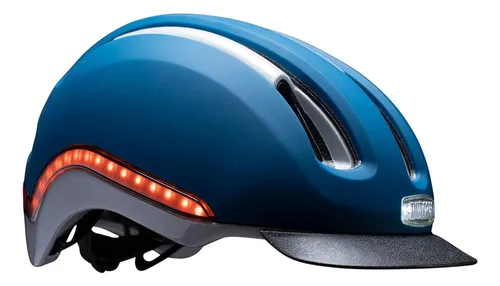 Nutcase, Vio - Casco De Bicicleta Con Luces Led Y Protección