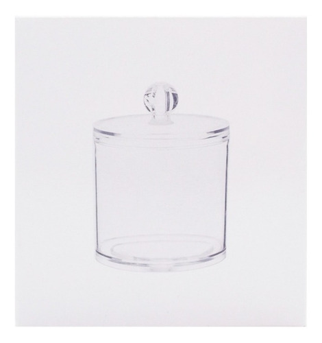 Jessamy Vaso Organizador Algodón Maquillaje Acrílico O01510