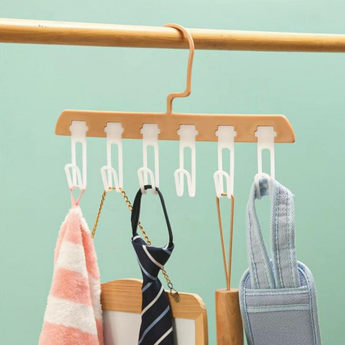 Percha De Ropa Con 6 Ganchos Desmontables Percha De Secado