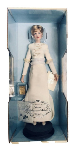 Franklin Mint Diana Princesa De Wales Queen Of Fashion 