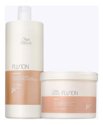 Wella Professionals Fusion Shampoo 1l + Máscara 500ml