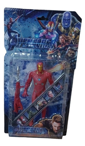 Muñeco Artículado  Ironman  16 Cm Con Accesorio