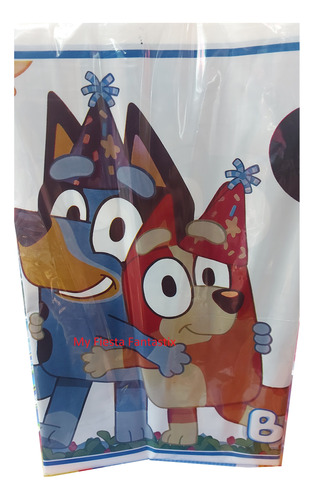 Bluey & Bingo Perros Bandi Set 4 Manteles Rectangular Tablon