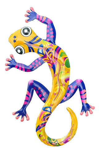 4 Figuras De Metal Coleccionables De Gecko Para Decoración