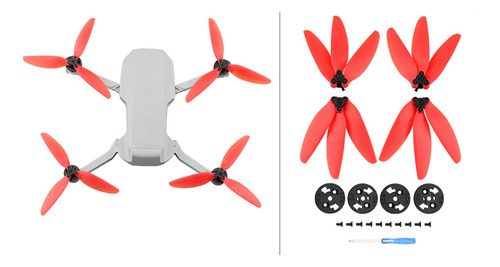 Hélice De Tres Palas Para Accesorios De Drones Dji Mavic Min