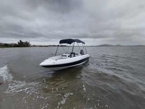 Lancha 16 Pés Rs 160 Com Motor Mercury 50 Hp 2t Elo 0km