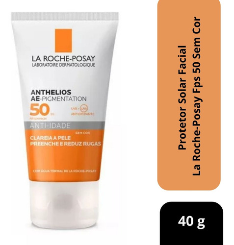 Protetor Solar Facial La Roche-posay Fps 50 40g Sem Cor