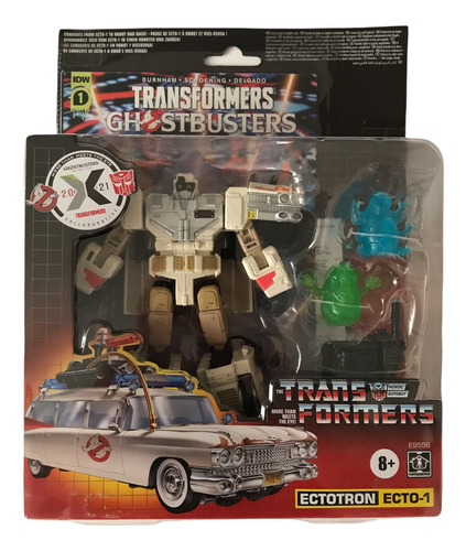Ectotron Transformers Ghostbusters Ecto-1 Hasbro 2021 Ghost (Usado)