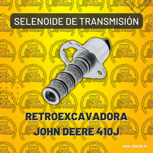 Selenoide De Transmisión Retroexcavadora John Deere 410j