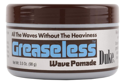 Duke Greaseless Wave Pomade, 3.5 onzas